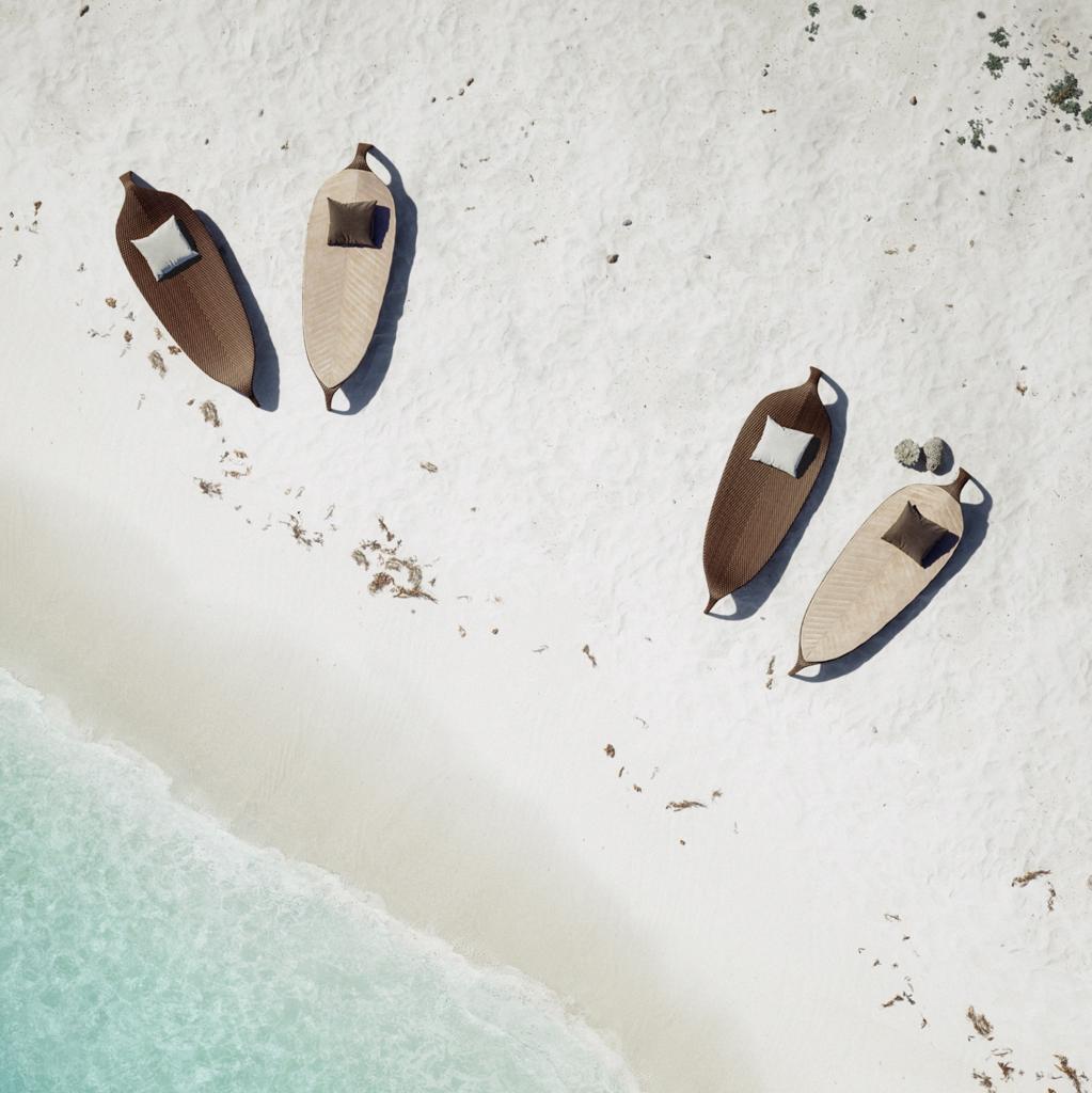 Dedon Furniture Leaf Beach Chair Loungers