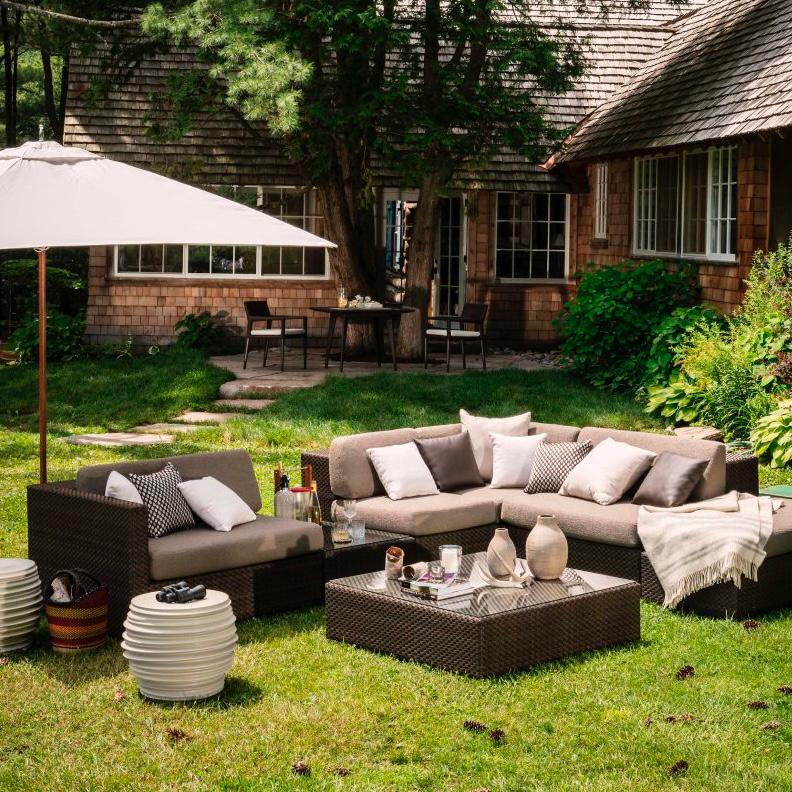 Dedon Modular Lounge Pieces Provide Unlimited Versatile Seating Arrangement To Fit & Enhance Your Outdoor Living Spaces!
