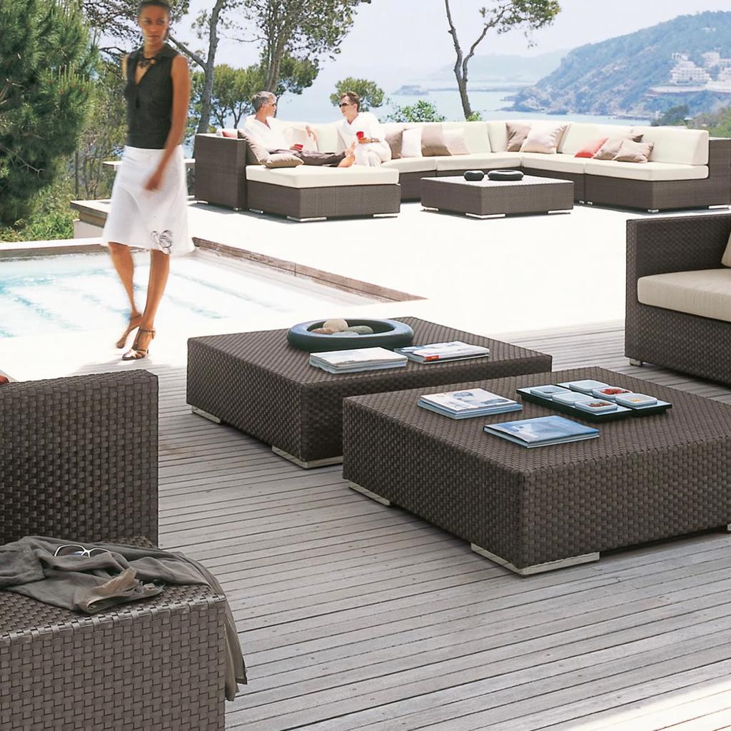 Modular Lounge Pieces Provide Unlimited Versatile Seating Arrangement To Fit & Enhance Your Outdoor Living Spaces!