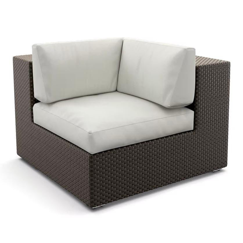 Dedon Lounge Corner Module. Modular Lounge Pieces Provide Unlimited Versatile Seating Arrangement To Fit & Enhance Your Outdoor Living Spaces!