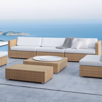 Dedon Modular Lounge Pieces Provide Unlimited Versatile Seating Arrangement To Fit & Enhance Your Outdoor Living Spaces!