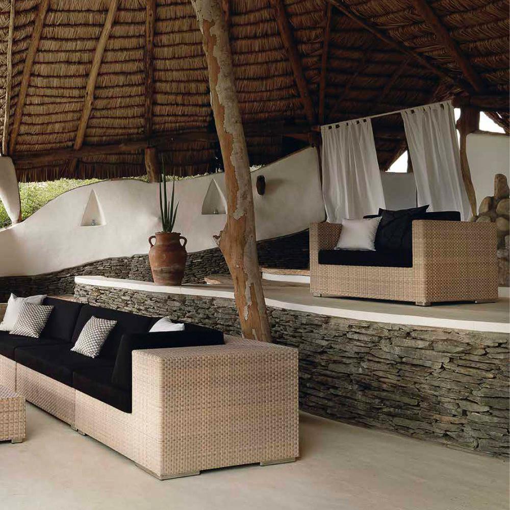 Dedon Modular Lounge Pieces Provide Unlimited Versatile Seating Arrangement To Fit & Enhance Your Outdoor Living Spaces!