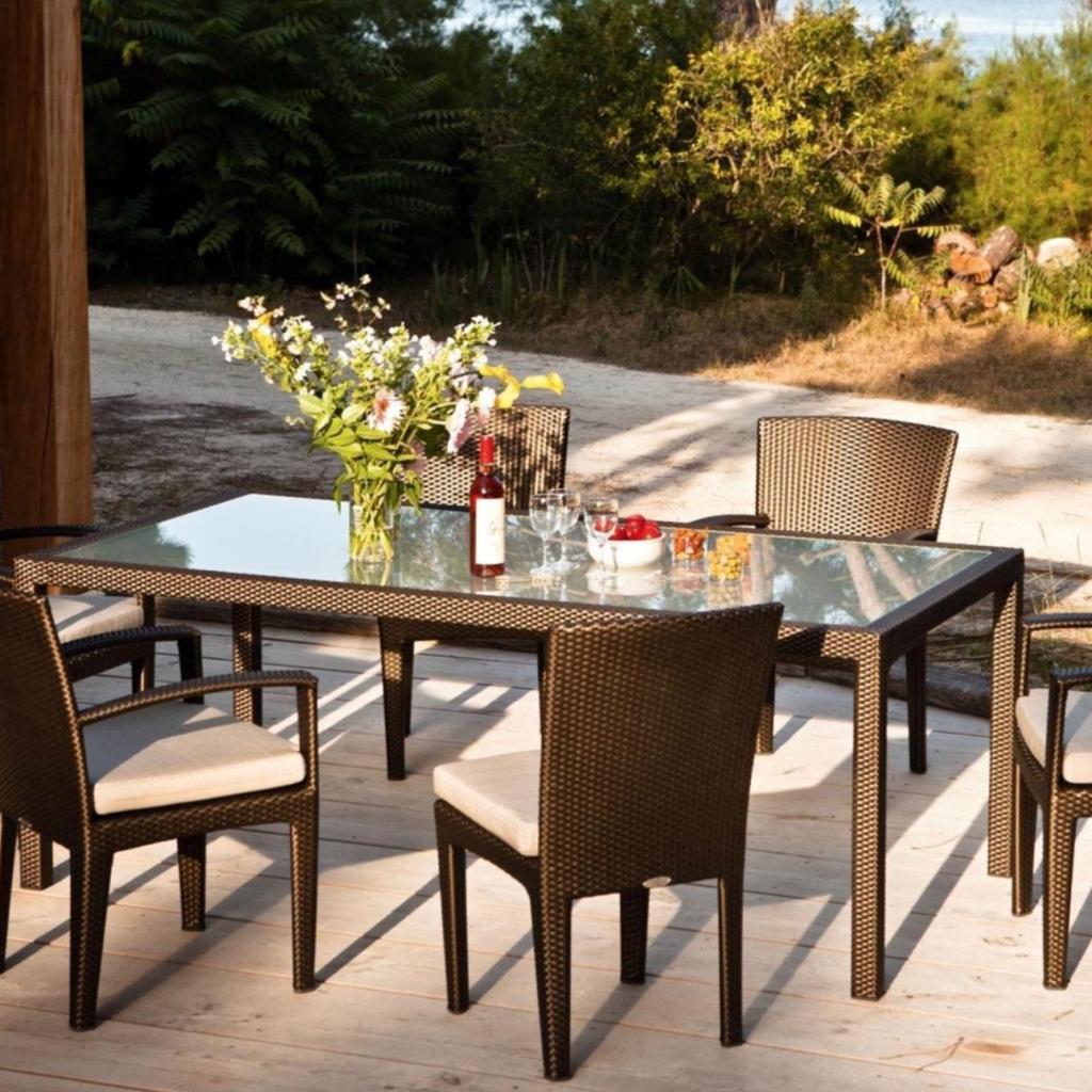 Dedon Furniture Panama Outdoor Dining Set