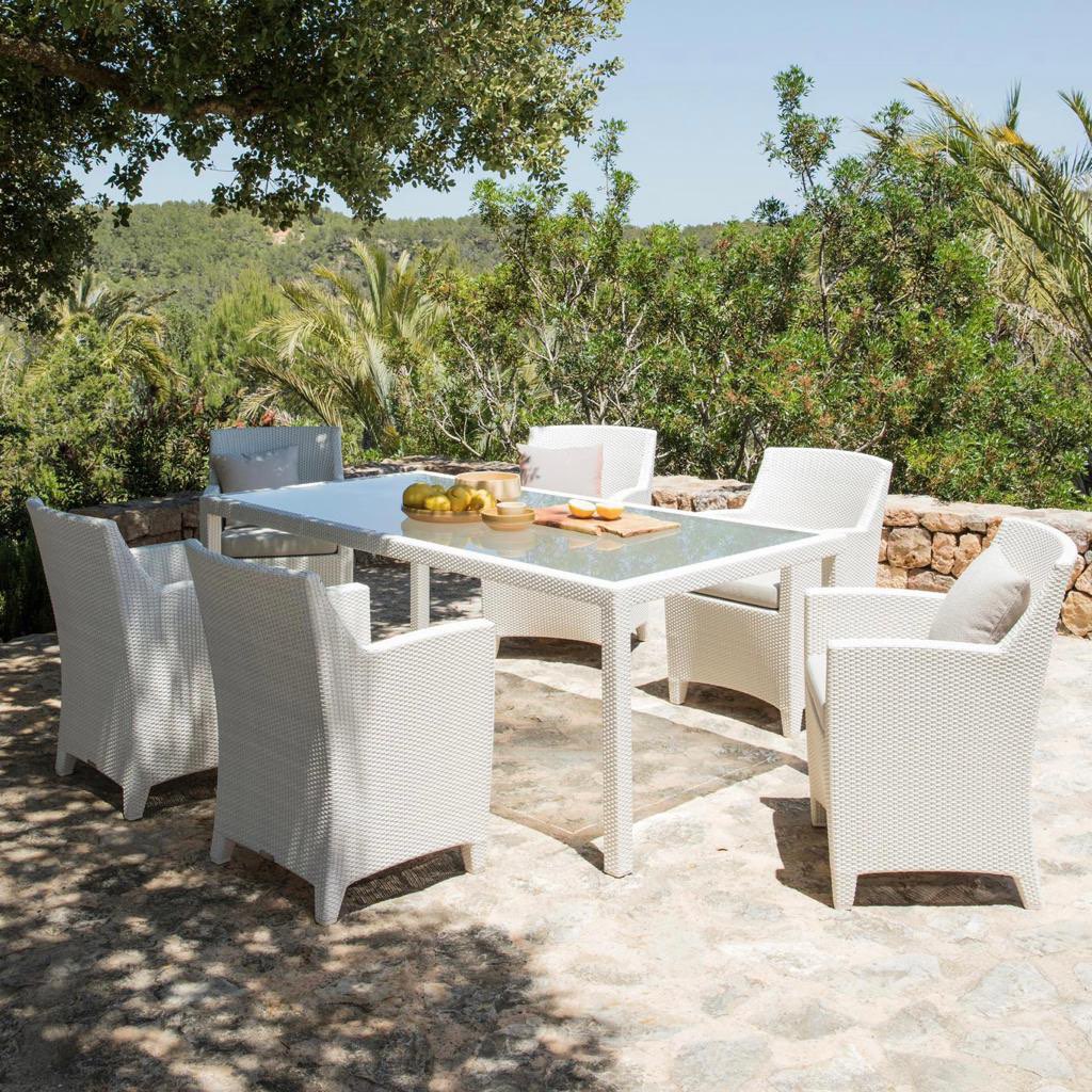 Dedon Furniture Barcelona Outdoor Dining Set