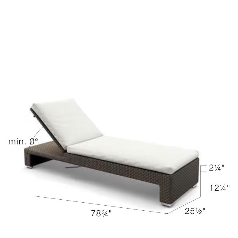 Dedon Furniture Lounge Beach Chair/Chaise