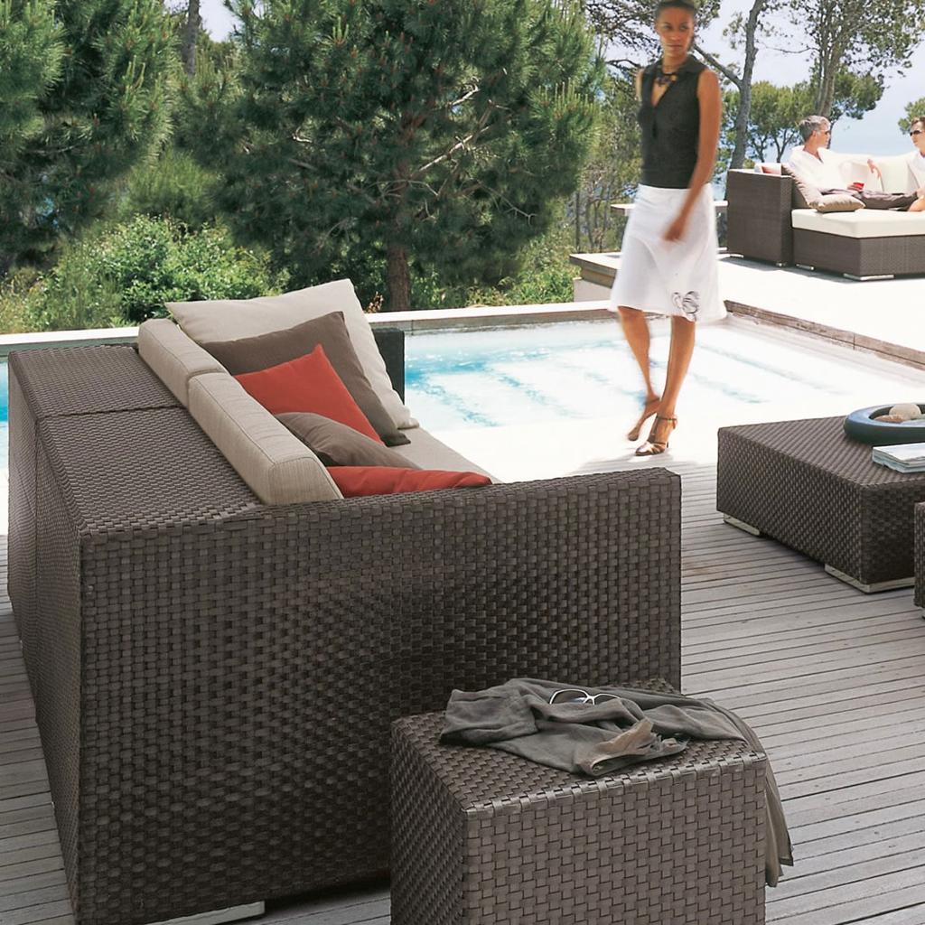 Modular Lounge Pieces Provide Unlimited Versatile Seating Arrangement To Fit & Enhance Your Outdoor Living Spaces!